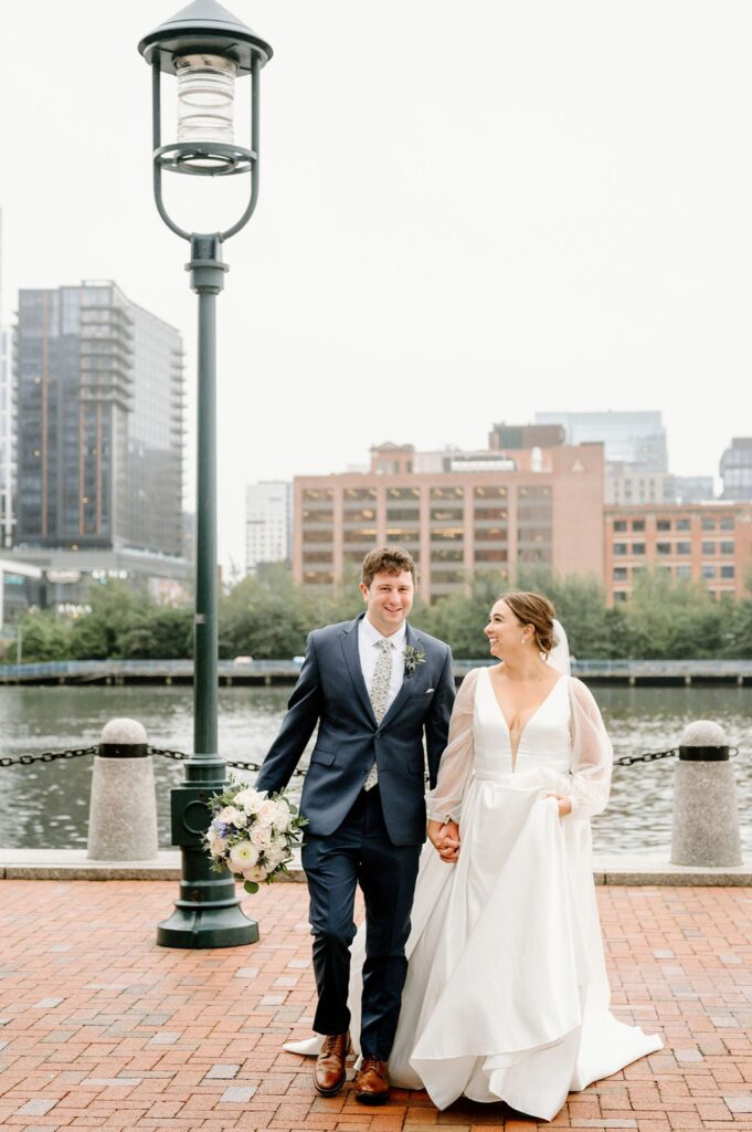 Bride and groom portraits for Boston wedding