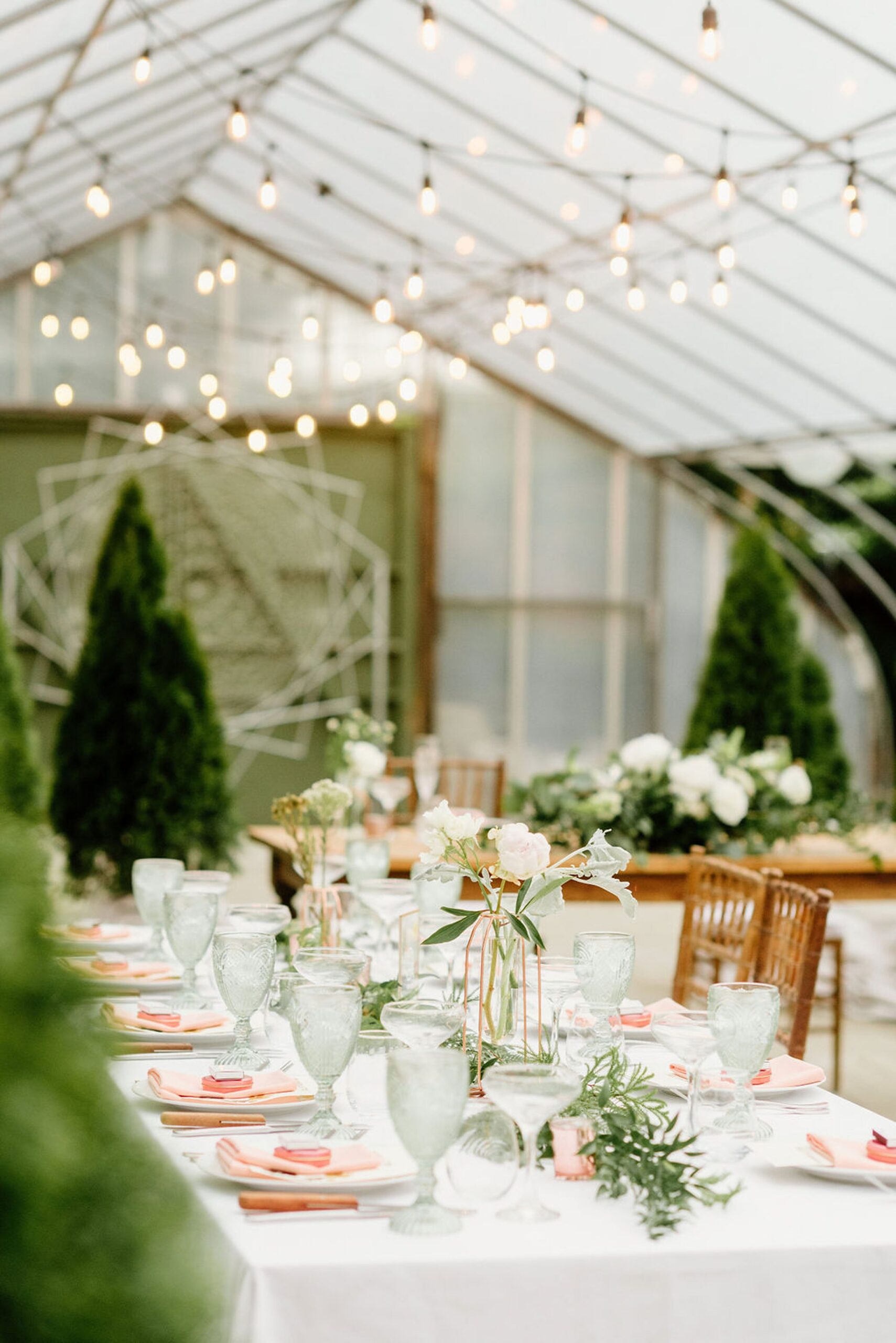 Greenhouse wedding at The Herb Lyceum in Groton, MA