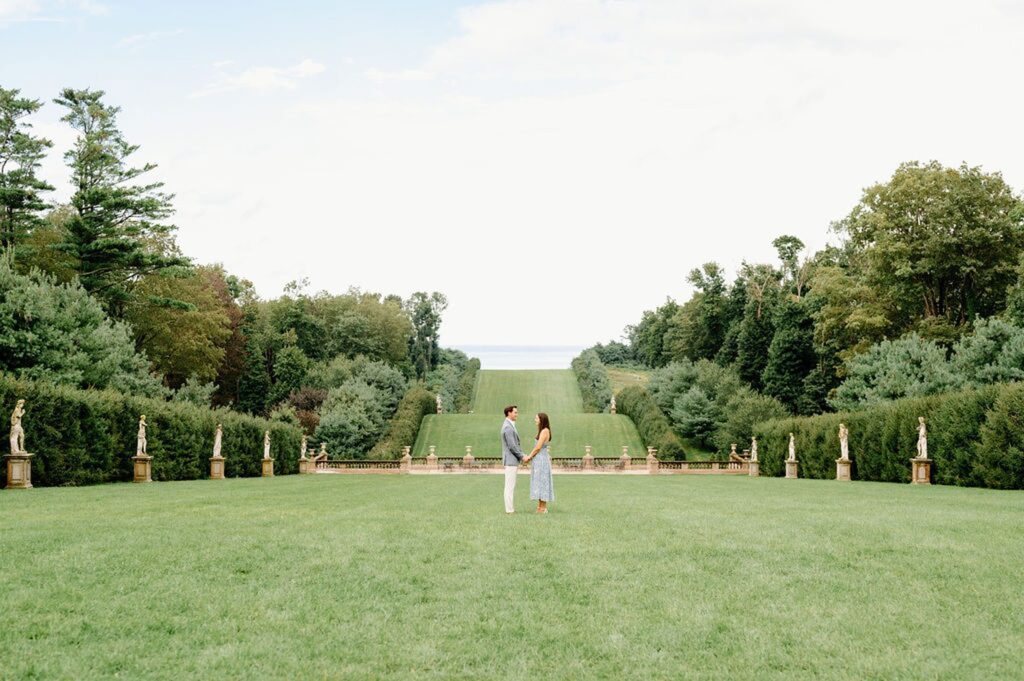 Crane Estate engagement session on Boston's North Shore 