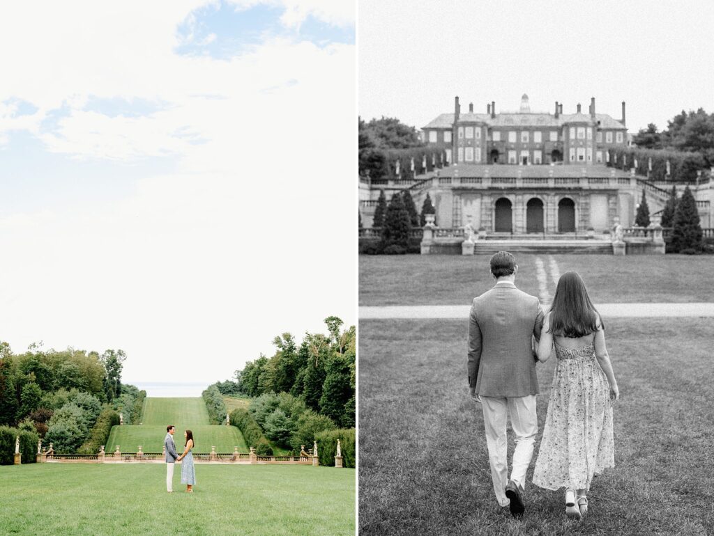 Crane Estate engagement session on Boston's North Shore 