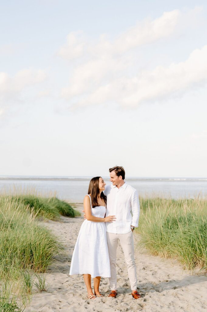 Crane Beach engagement session on Boston's North Shore 