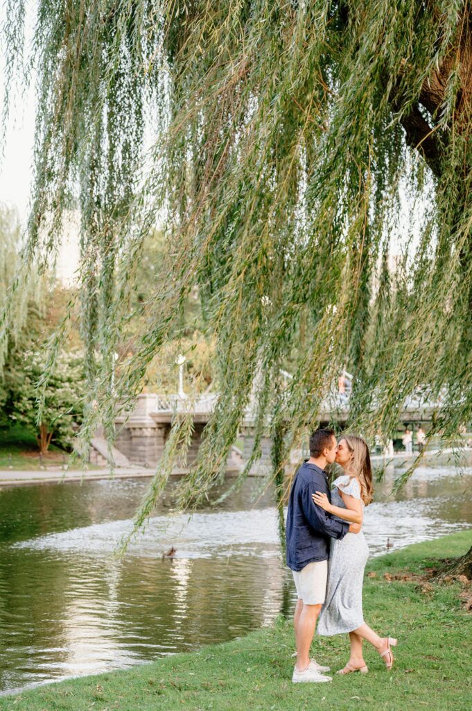 Boston engagement session in Beacon Hill 