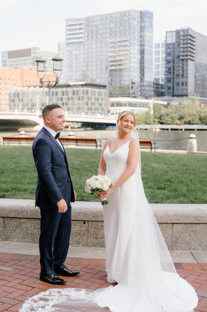 Summer InterContinental Boston Hotel Wedding