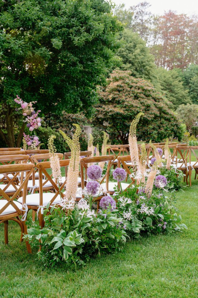 Floral design at a Glen Manor House wedding