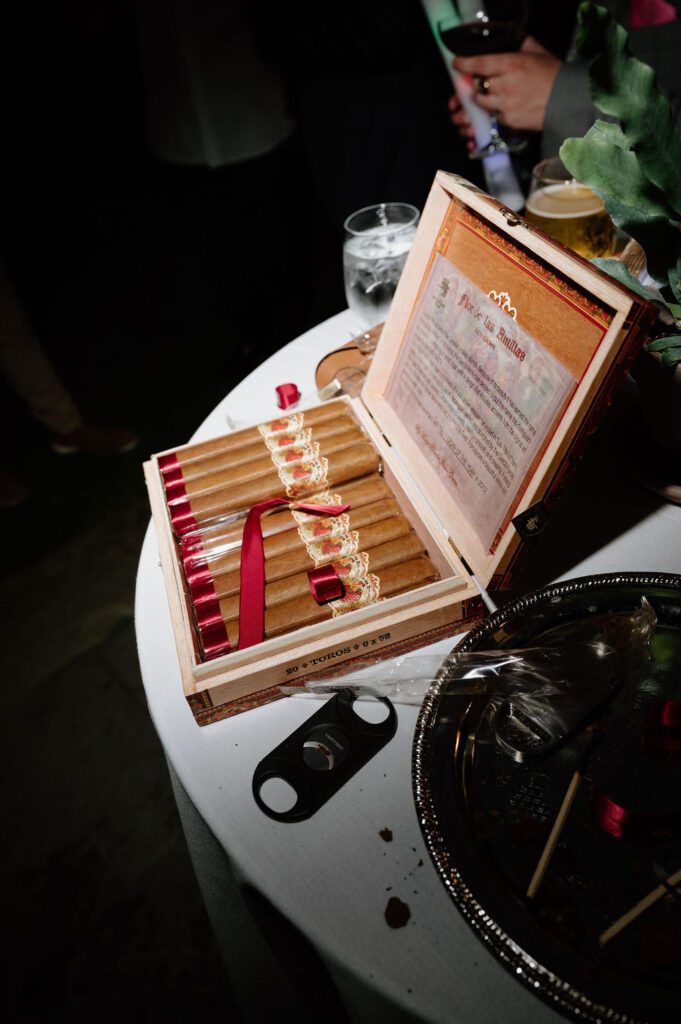 Evening reception celebration at Glen Manor House wedding